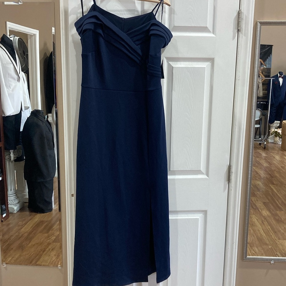 Navy blue formal dress